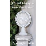 fullreyon 10 Watt Günışığı Led Ampul Dahil, Bahçe, Teras Duvar Aydınlatma Apliği, Set Üstü Dekoratif Aplik