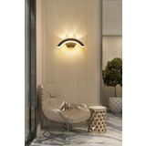fullreyon 12 Watt Modern Tasarım Led Aplik, Kapı Giriş Apliği, Bahçe, Balkon, Salon, Teras, Kamelya Armatürü