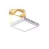 fullreyon 18 Watt Kare BEYAZ Metal Kasa 3200 Kelvin Ultra Kaliteli Sıva Üstü Led Tavan Armatürü, Led Panel
