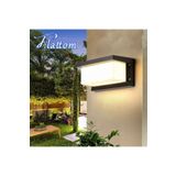 fullreyon 3000K Günışığı 18 Watt Bahçe Duvar Apliği, Villa Dış Cephe Aplik, Kapı Giriş Aplik, Modern Led Aplik