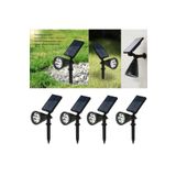 fullreyon 4 Adet, 7 Watt Günışığı, Kaliteli Solar Armatür, Güneş Enerjili Bahçe, Çim, Çiçek, Ağaç Armatürü