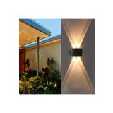 fullreyon 4 Watt AMBER Işık Ledli Işık Süzmeli İç ve Dış Mekan Aplik, Modern Dekoratif Armatür, Şık Armatür