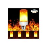 fullreyon 5li Paket 3 Işık Modlu, Alev Efektli 5 Watt, E27 Duy Led Ampul, Alev Efektli Çok Kaliteli Led Ampul