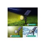 fullreyon 7 Watt AMBER IŞIK Kaliteli Solar Armatür, Güneş Enerjili Çim, Çiçek, Ağaç, Bahçe Aydınlatma Armatürü