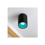 Fullreyon 7 Watt Mavi Işık Gu10 Ledli, 10 Cm, Alüminyum Kasa Sıva Üstü Dekoratif Tavan Armatürü, Led Aplik