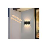 fullreyon Alüminyum Kasa, 6 Watt Günışığı Ledli İç ve Dış Mekan Işık Desenli Aplik, Bahçe, Balkon, Salon Aplik