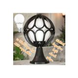 fullreyon Beyaz Işık 10 Watt Ampul Dahil Dekoratif Bahçe Duvar Aydınlatma Armatürü, Set Üstü Dekoratif Aplik