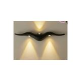 fullreyon Elektrikle Çalışır, 10 Watt İç ve Dış Mekan Sarı Işık 3000 Kelvin Led Aplik, Modern Tasarım Armatür