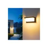 fullreyon Elektrikle Çalışır, 30 Watt 3200 Kelvin İç ve Dış Mekan Aplik, Bahçe, Kapı Girişi, Balkon Armatürü