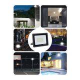 fullreyon Elektrikle Çalışır, Ultra Kaliteli 100 Watt Beyaz Işık Smd Led Projektör, Dış Mekan Armatürü - 220v
