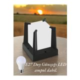 fullreyon Günışığı Ampul Dahil E27 Duy Bahçe Duvar Armatürü, Modern Yeni Tasarım Dekoratif Set Üstü Aplik