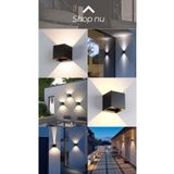 fullreyon Işık Açısı Ayarlanabilir 10 Watt Dekoratif Led Aplik, Bahçe Duvar Armatürü, Villa, Bungalov Apliği