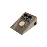 fullreyon Metal Krom Kasa 2,5 Watt Beyaz Işık Ledli, Çift Prizli, Aç - Kapa Düğmeli, Tezgah - Dolap Armatürü