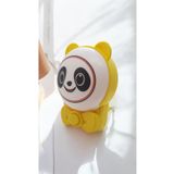 fullreyon Sevimli Panda Bebek Çocuk Odası Gece Lambası, Prize Tak Çalıştır Anahtarlı, 2 Watt Beyaz Işık Ledli