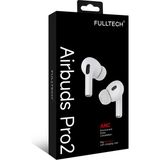 Fulltech Airbuds Pro2 Kablosuz Bluetooth Kulaklık | Anc Gürültü Engelleme | 24 Saat Şarj Süresi | Ios & Android Uyumlu - Beyaz