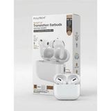 Fulltech Aura Akse Smart Aı Translation Earbuds - Yapay Zeka Destekli Çevirmen Kulaklık (55 Dil, Bt 6.0, Anc, Kalp Atış Hızı Ölçümü) - Beyaz