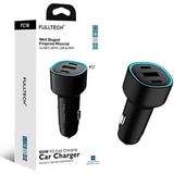 Fulltech FC18 60W 2xusb-C 1xusb-A Girişli Araç Içi Şarj Aleti - renk - Siyah