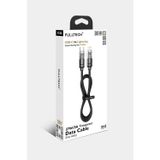 Fulltech FC33 Type-C To Lightning 27W-3A Transparent 1.2 m Kablo