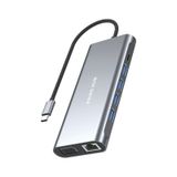Fulltech FH23 11'i 1 Arada Usb-C Çoklayıcı | 4K Hdmı, 100W Pd, Gigabit Ethernet, 3.5mm Jack