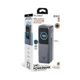 Fulltech Fp34 140w 30.000mah Akıllı Ekranlı Hızlı Şarj Powerbank 2xusb-c & Dahili Kablo 4 Cihaz Siyah