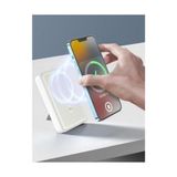 Fulltech Fp6 10.000MAH 15W Magsafe Hızlı Şarj LCD Dijital Göstergeli Kablosuz Şarj Aleti Powerbank - Beyaz
