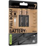 Fulltech USB Type-C Şarjlı Ince Aaa Pil 1.5V | 1000+ Kez Şarj Edilebilir Lityum Pil | Kalem Pil (2’li Paket) - 2'li