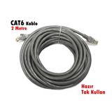 Fully 2 m CAT6 Hazır Fişli Tak Kullan Kablo