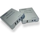 Fully 60METRE Hdmı+Usb+Ir To Cat6 Kvm Extender