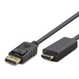 Fully Displayport - Hdmi Kablo 1.8mt Siyah