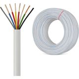 Fully Dt-8 Alarm Kablosu 100MT - Seçeneksiz - Beyaz