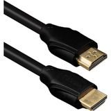 Fully G-507BS Siyah 19+1 Gold Uç 3 Metre V2.0 3 Metre 4K Hdmı Kablo Pc Bilgisayar Uydu Cihazı Görüntü Kablosu