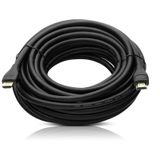 Fully G-507ds Plastik Düz Siyah 10 Metre Gold Poşetli Hdmi Kablo Tv Uydu Kablosu