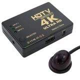 Fully G-538N 4K Ultra Hd Destekli 3 Port Uzaktan Kumandalı Hdmı Switch Çoğaltıcı