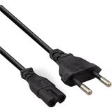 Fully M-1303E Siyah 1.5 Metre 2 Pin Teyp Kordon Fişi Cereyan Kablosu - Çok Renkli