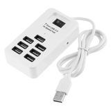 Fully S-802J 7 Port Usb 2.0 Anahtarlı Ve 1 mt Kablolu Hub Çoklayıcı