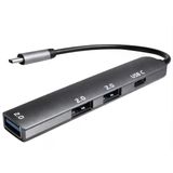 Fully S-802K 4İn1 Usb Hub Type-C To Usb-A Çoklayıcı Dönüştürücü Otg Destekli