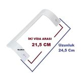 FullYedek Altus Uyumlu Buzdolabı Kapı Kolu Beyaz Renk Buzdolabı Kol 1 Adet - 5723750100