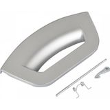 FullYedek Ariston FMF923 Metalik Gri Mandal Çamaşır Makinesi Kapak Mandalı