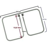 FullYedek Arzum Uyumlu 900 Watt Tost Makinesi Rezistansı , Seri Bağlantı Rezistans Ölçü 24 x 14 cm