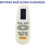 FullYedek Baymak Baxi G Klima Kumanda , Baxi Klima Uyumlu Kumandası - Ayar Gerekmez