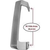 FullYedek Beko 9540 Nm Buzdolabı Kapı Kolu Gri Renk Buzdolabı Kol
