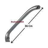 FullYedek Bosch KSV42623NE Uyumlu Buzdolabı Kapak Kolu Gri Renk Buzdolabı Kol