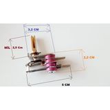 FullYedek Elektrik Sobası Termostat , 4 Taşlı Mil Uzunluğu 2,5 cm 10 Amper Ayar Otomatiği - Infrared Isıtıcı