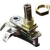 FullYedek FL-356 Termostat , Felix Çay Robotu Çaycı Termostatı 10 Amper Mil Uzunluğu 1,8 cm - Çamaşır Makinesi