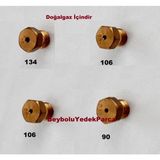 FullYedek Regal Doğalgaz Ocak Doğalgaz Dönüşüm Enjektör Memeleri Takım , 7 Anahtar , 7 Lokma Ile Sökülür
