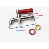 FullYedek Semaver Çay Kazanı Musluk , Semaver Çaycı Kazan Musluğu - Diş Çap 11 mm