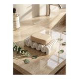 Fulmin Modern Dalga Tasarımlı Sabunluk Dekoratif Banyo Düzenleyici