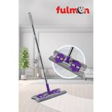 FULMON Mandallı Mop Mikrofiber Yüzey Temizlik Seti Paspas Yer Duvar Cam Kıskaçlı Klipsli