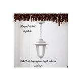 FULREYON Plastik Kasa Modern Tasarım İç ve Dış Mekan, Bahçe, Balkon, Teras Avizesi, Elektrikle Çalışır Sarkıt