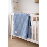 Fulya Tuhafiye Ftbabycollection Örgü Desen Bebek Pike Battaniye ,Pamuk Bebek Battaniyesi 90x110cm Pudra Pembe
